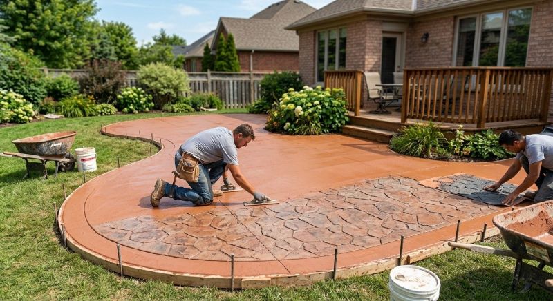 Concrete Patio Finishing in Corpus Christi, TX