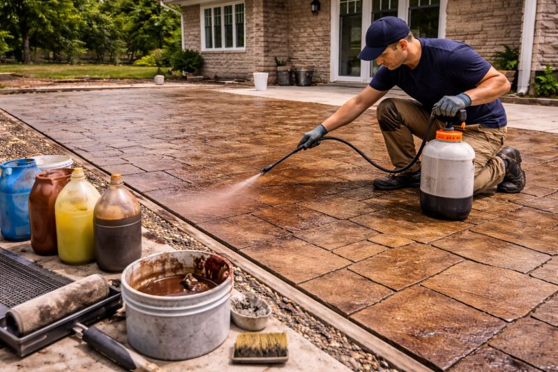 Concrete Staining Service in Corpus Christi, TX