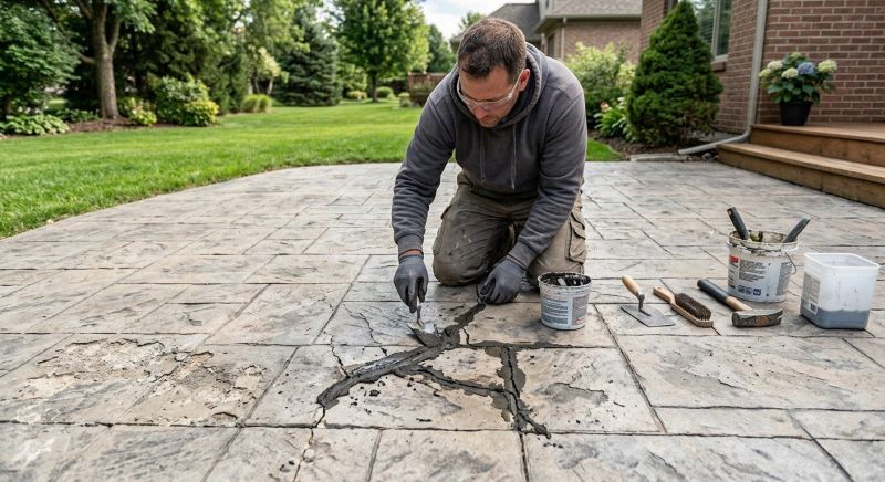 Decorative Concrete Repair in Venice, FL