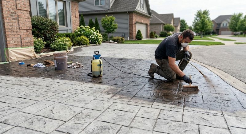 Driveway Acid Washing in Dallas, TX