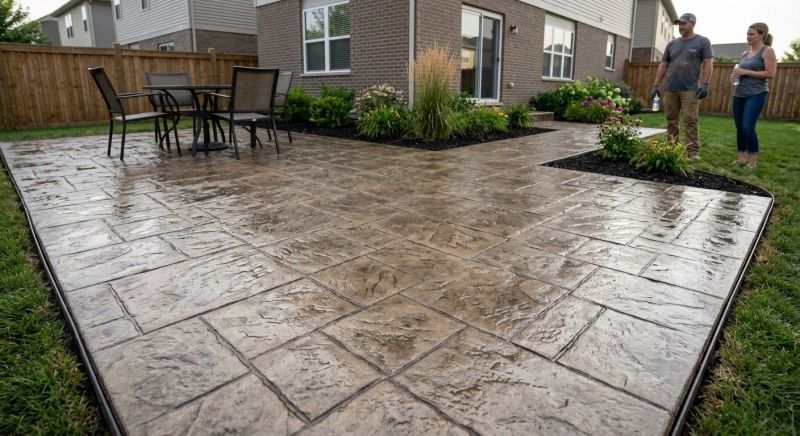 Stamped Concrete Service in Fort Worth, TX